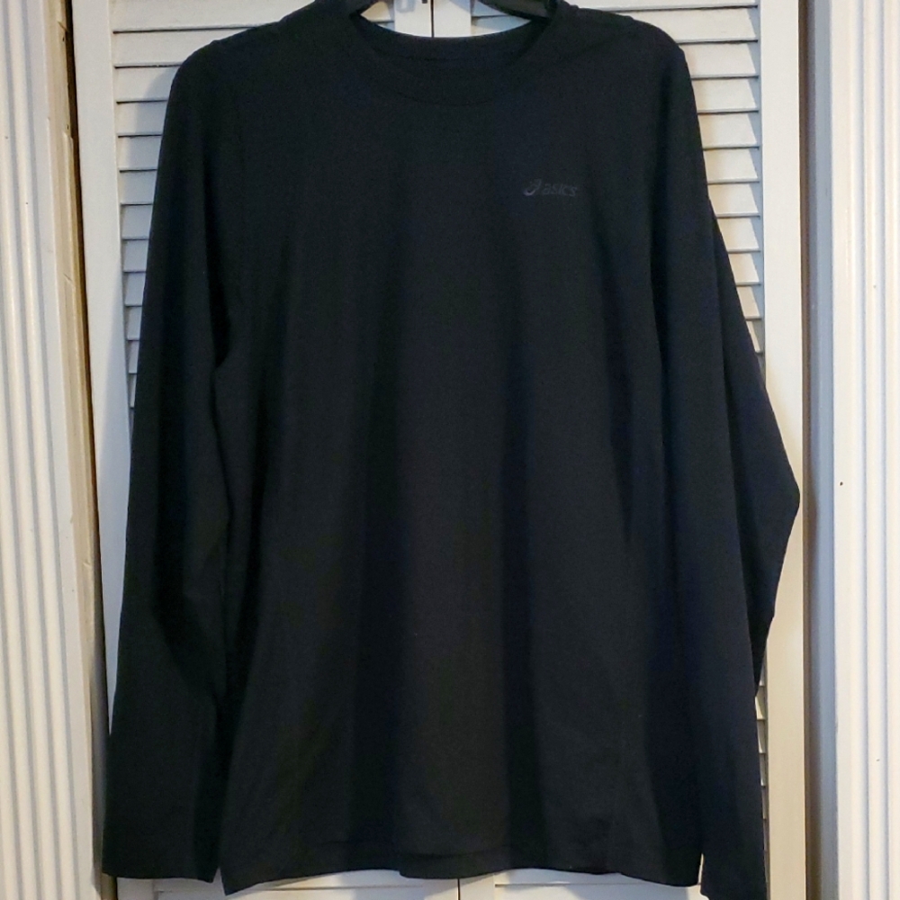 Asics Men's Black Long Sleeve Shirt